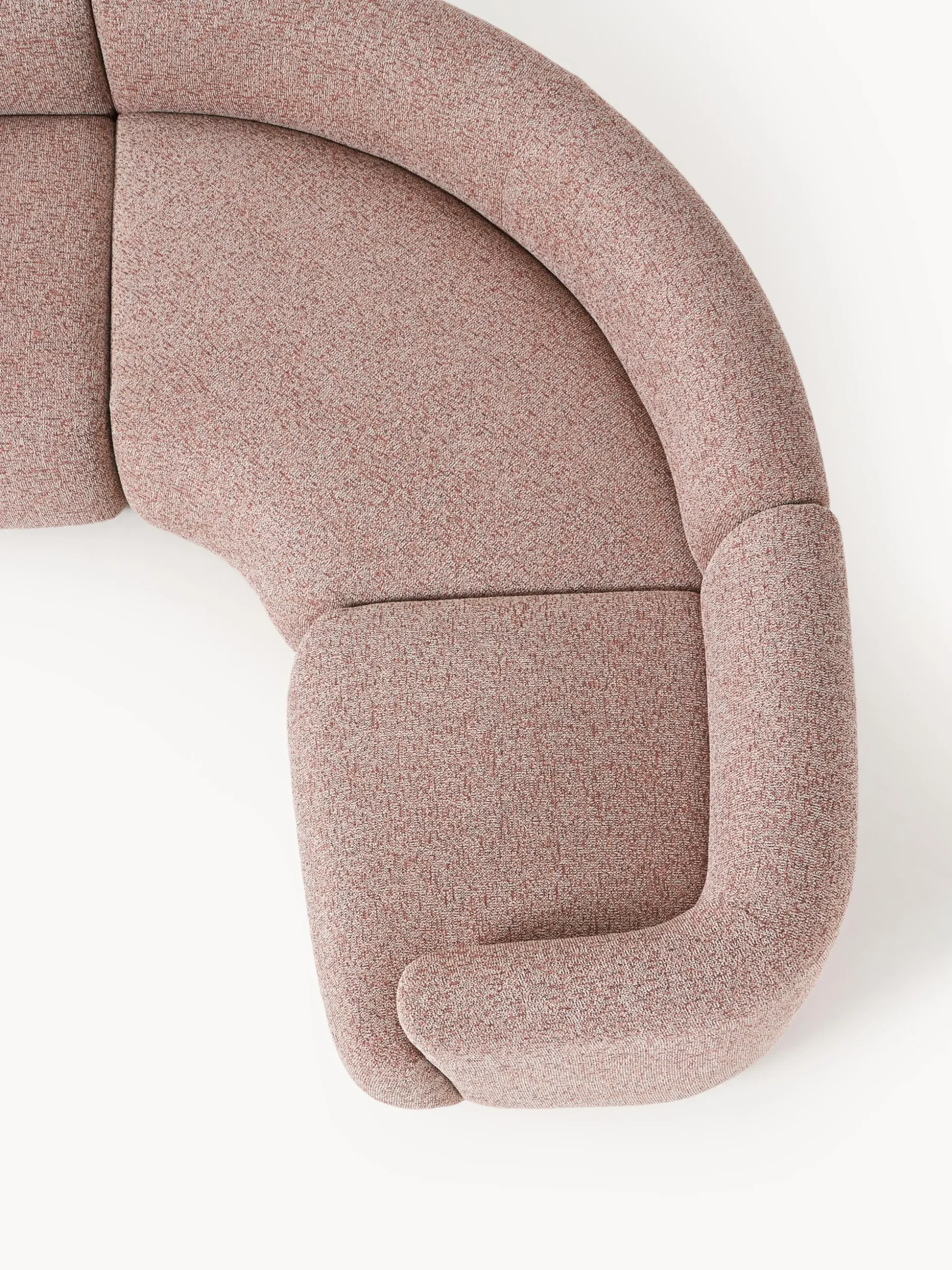 Divano XL componibile in bouclé Sofia