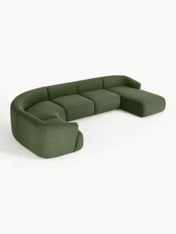 Divano XL componibile in bouclé Sofia