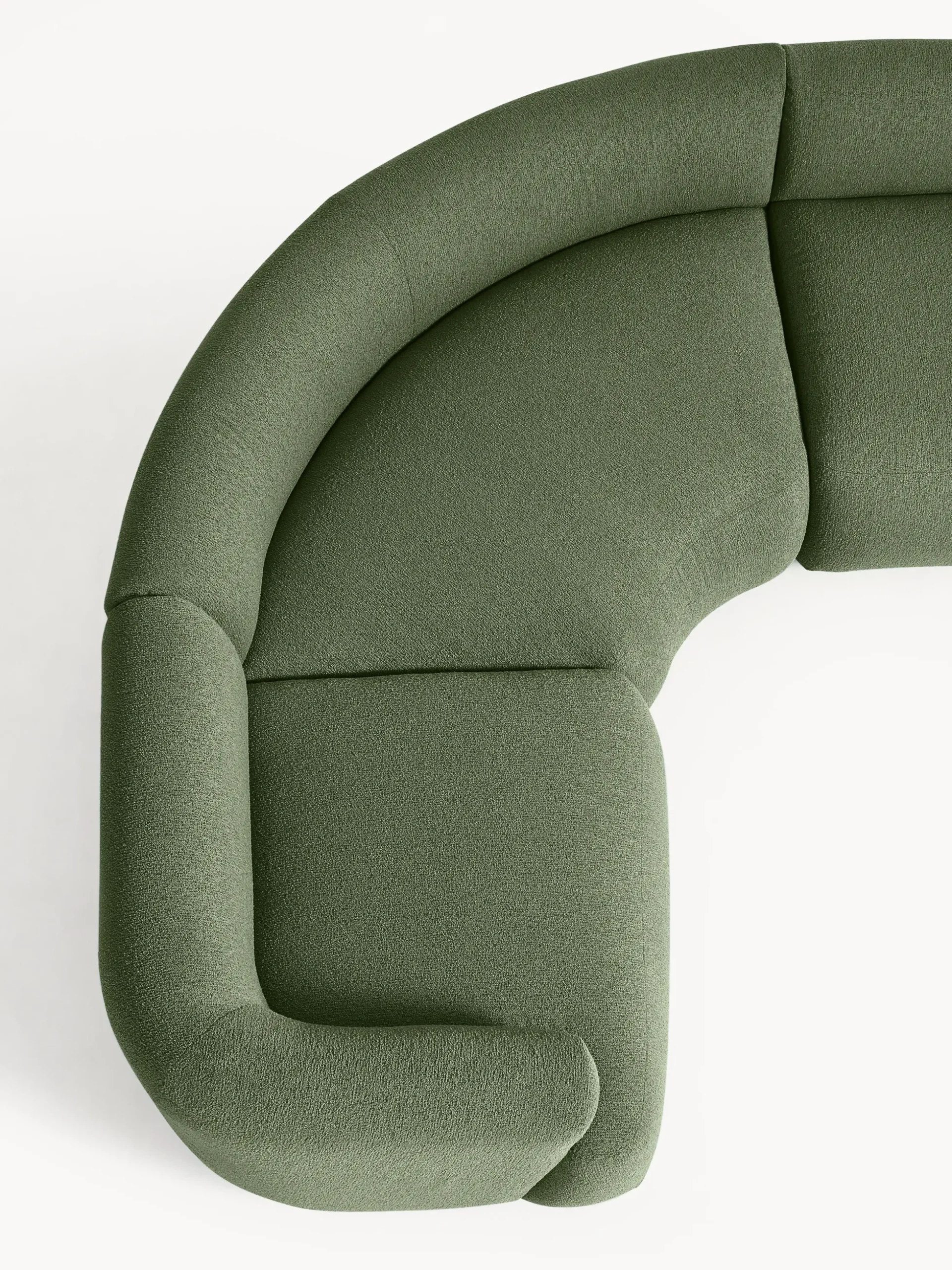 Divano XL componibile in bouclé Sofia