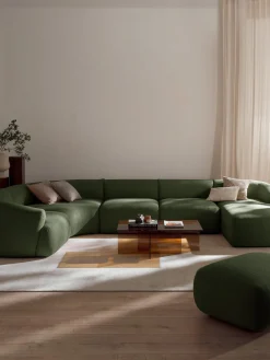 Divano XL componibile in bouclé Sofia