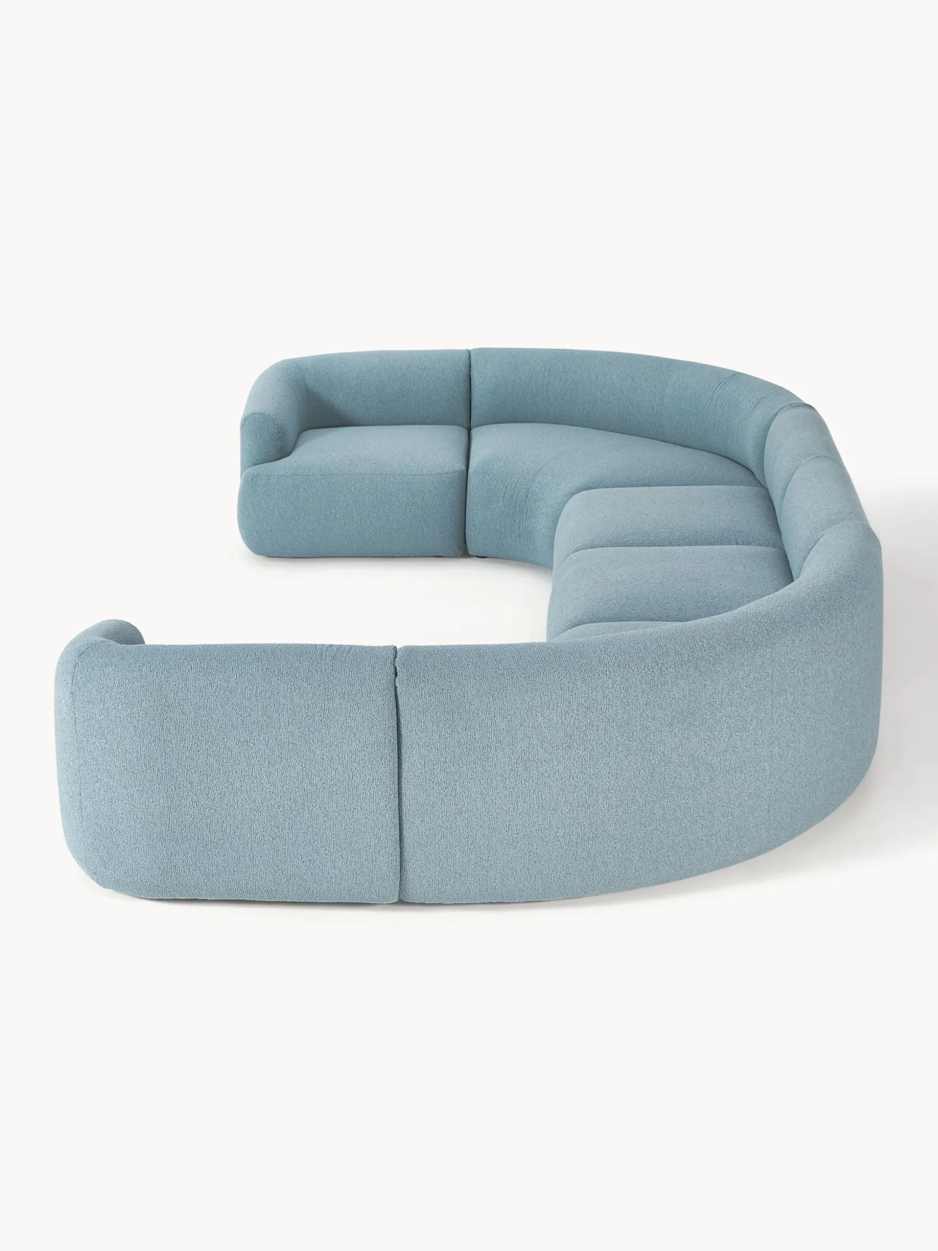 Divano XL componibile in bouclé Sofia