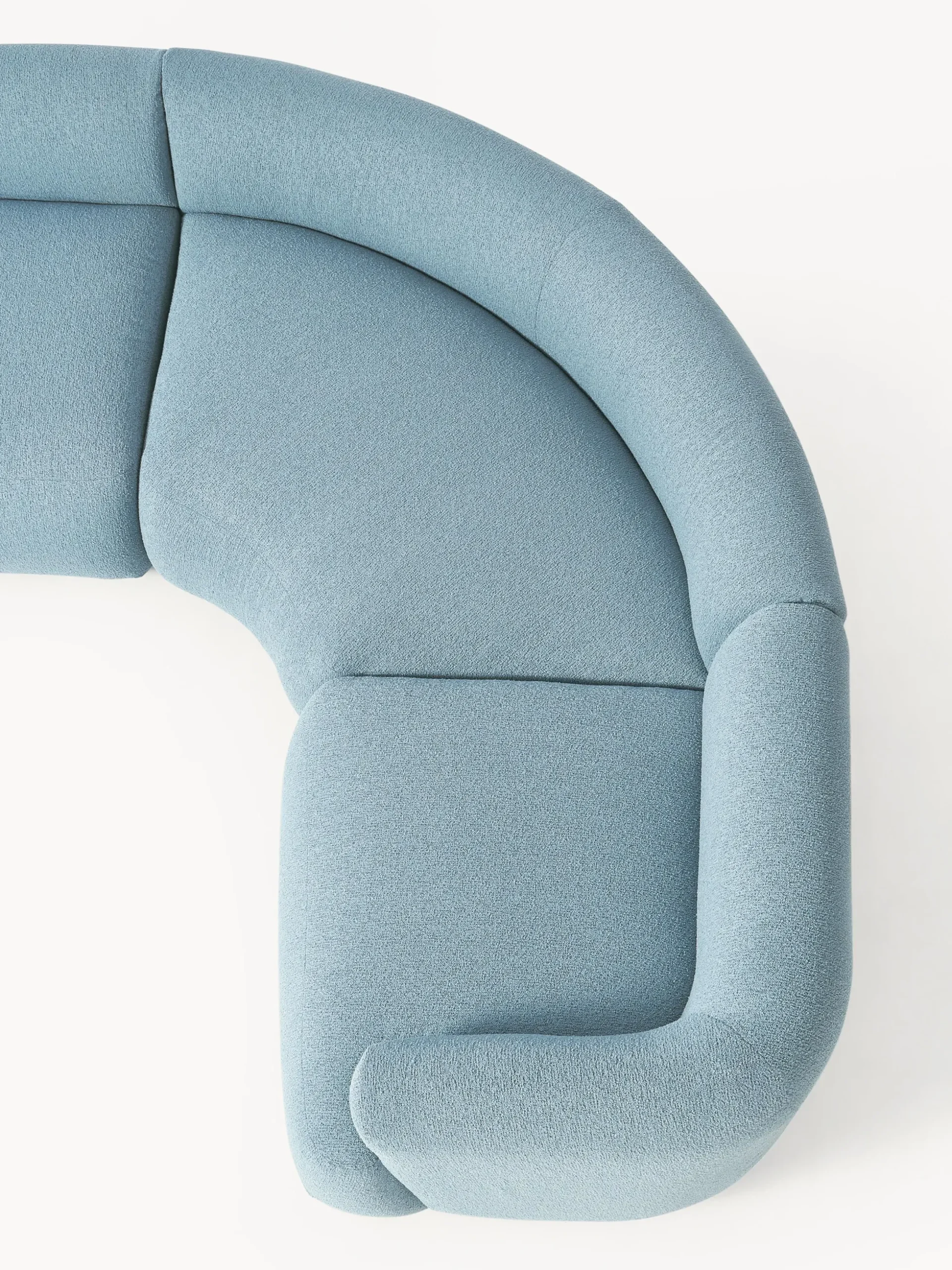 Divano XL componibile in bouclé Sofia