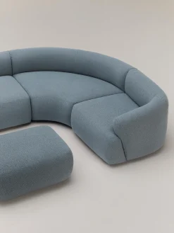Divano XL componibile in bouclé Sofia