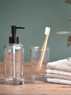 Dosatore di sapone in vetro Clear