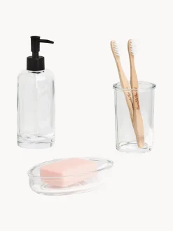 Dosatore di sapone in vetro Clear