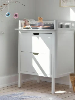 Fasciatoio in legno con cassetti Sebra