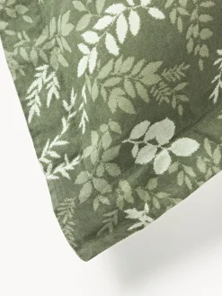 Federa con stampa foglie Pola