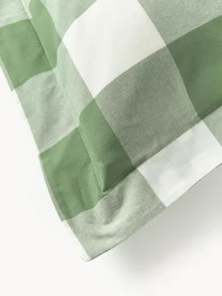 Federa in cotone a quadri Nels