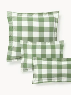 Federa in cotone a quadri Nels