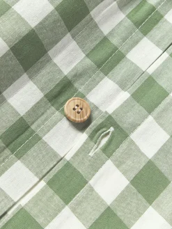 Federa in cotone a quadri Nels