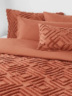Federa in percalle di cotone con design trapuntato Phil