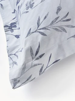 Federa in raso di cotone con motivo jacquard Hurley