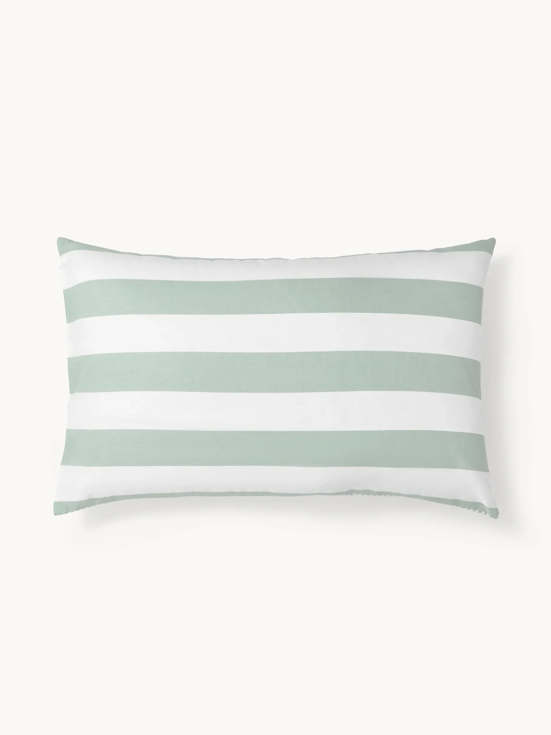 Federa reversibile in cotone a righe Lorena