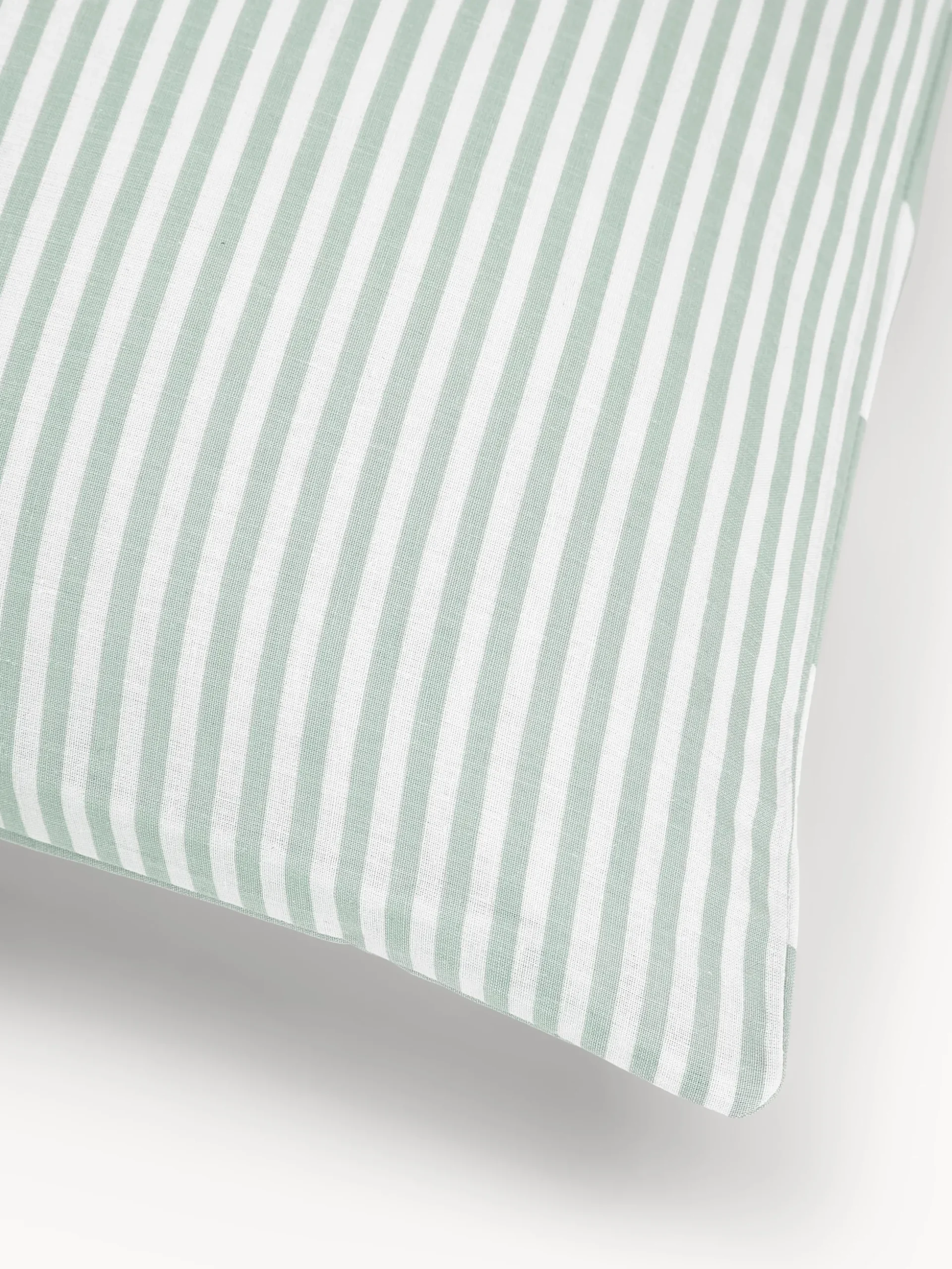 Federa reversibile in cotone a righe Lorena