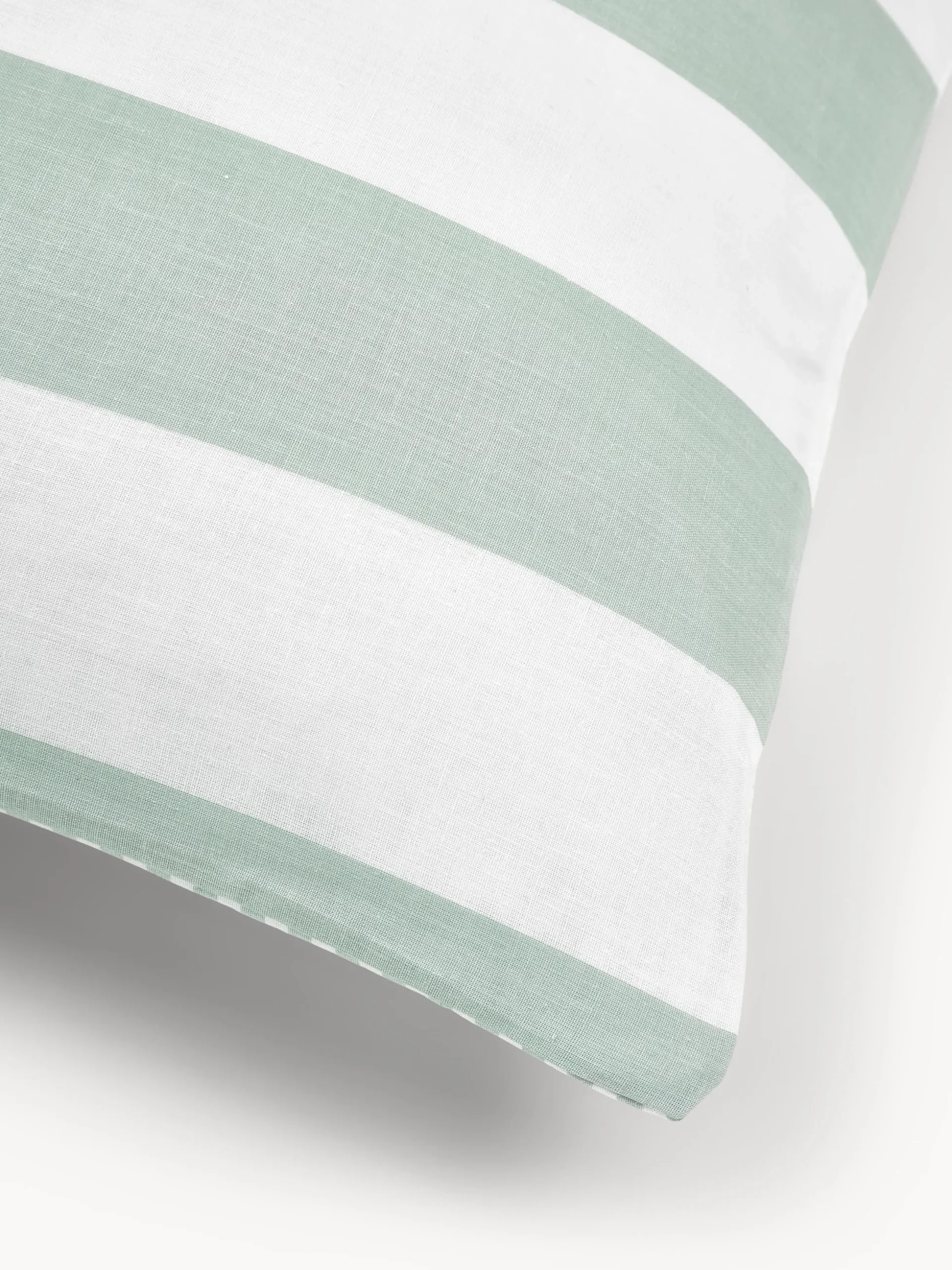 Federa reversibile in cotone a righe Lorena