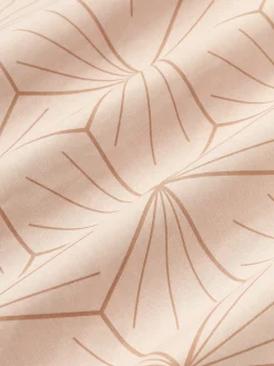 Federa reversibile in cotone con stampa geometrica Ilda