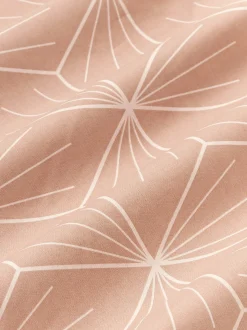 Federa reversibile in cotone con stampa geometrica Ilda