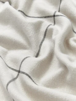 Federa reversibile in flanella di cotone a quadri Noelle