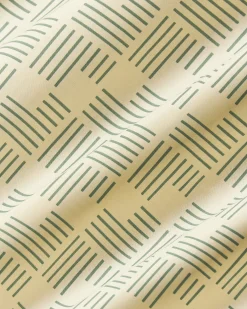 Federa in cotone percalle con stampa geometrica Inki