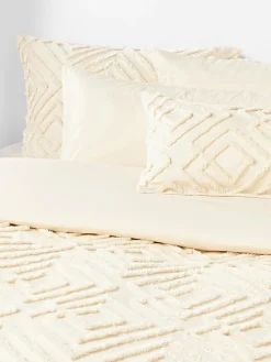 Federa in cotone percalle con design trapuntato Phil
