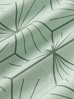Federa reversibile in cotone con stampa geometrica Ilda