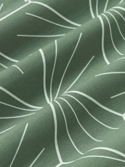 Federa reversibile in cotone con stampa geometrica Ilda