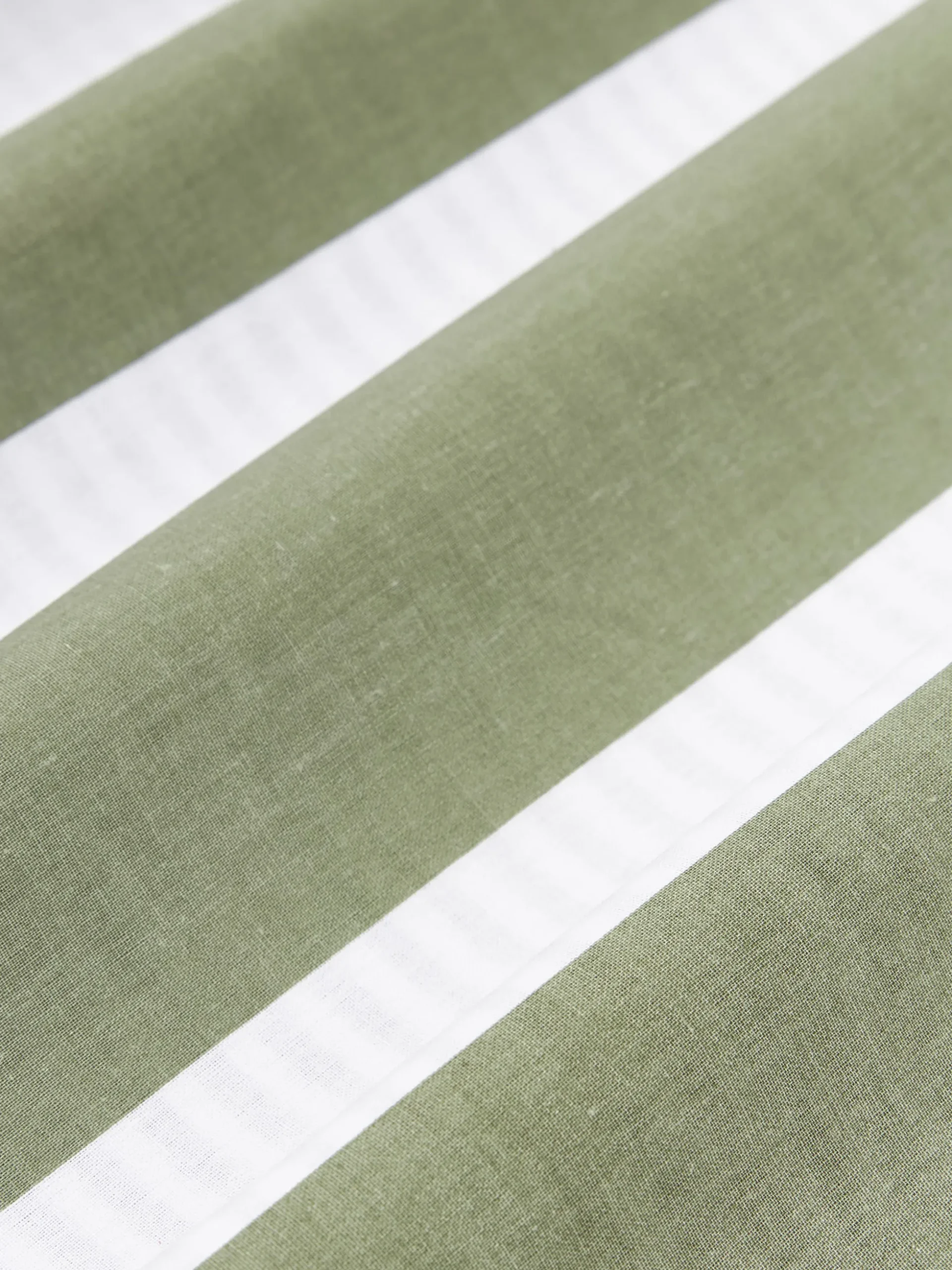 Federa reversibile in cotone a righe Lorena