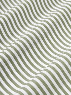 Federa reversibile in cotone a righe Lorena