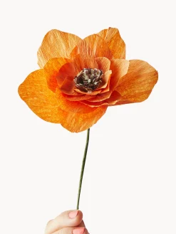 Fiore artificiale fatto a mano Poppy