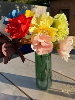 Fiore artificiale fatto a mano Cottage Rose