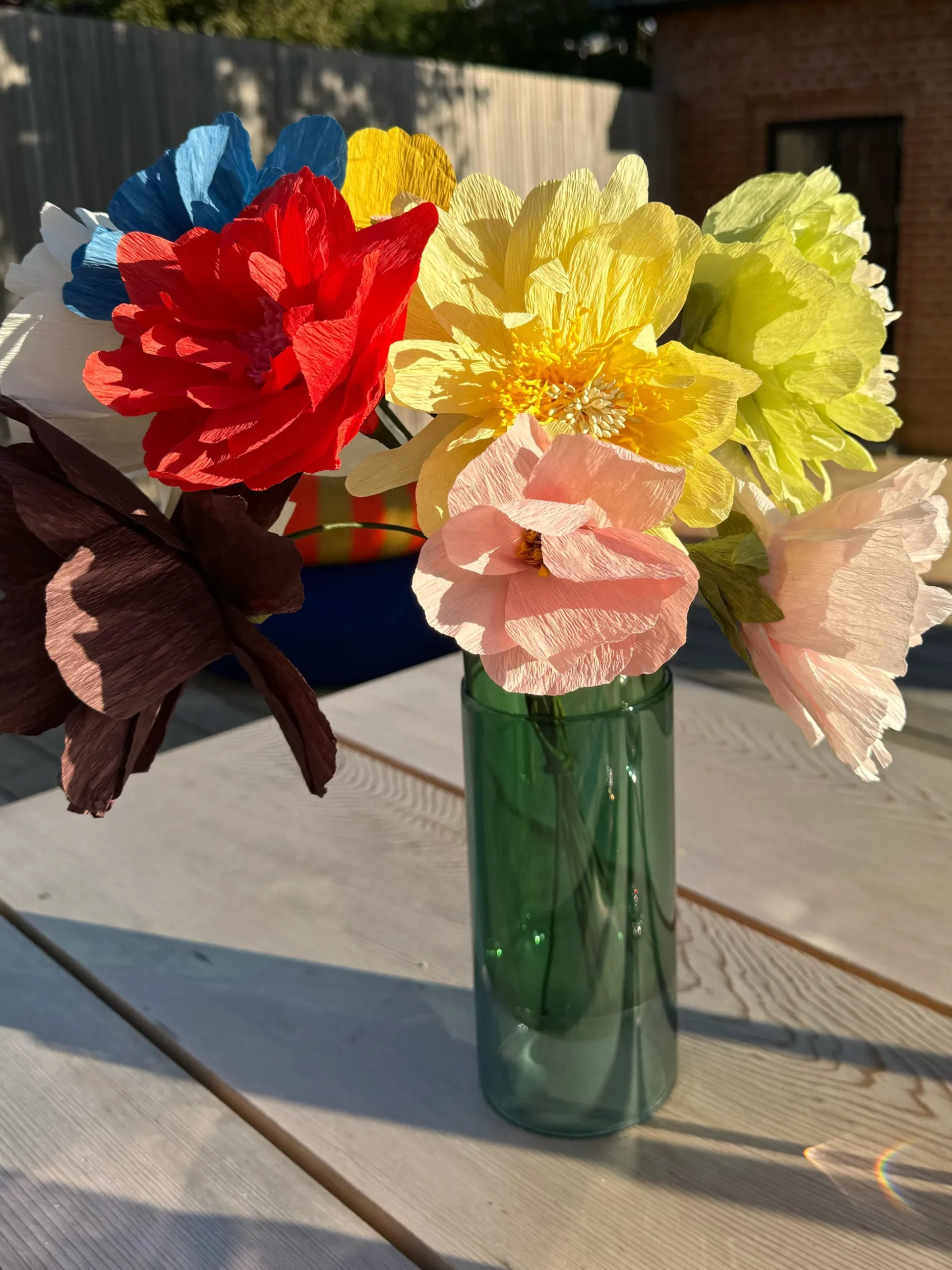 Fiore artificiale fatto a mano Windflower