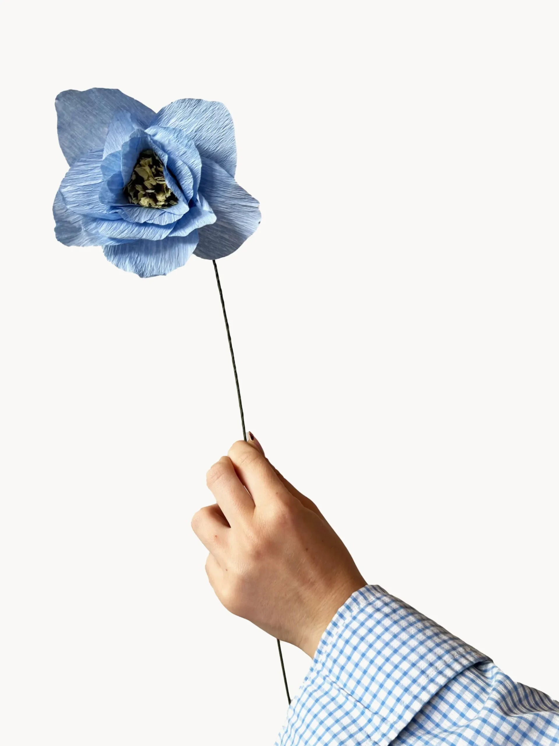 Fiore artificiale fatto a mano Poppy