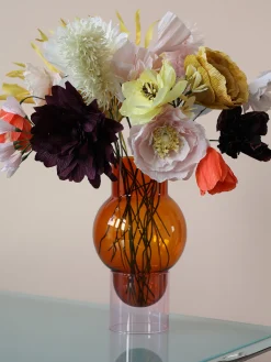 Fiore artificiale fatto a mano Ice Poppy