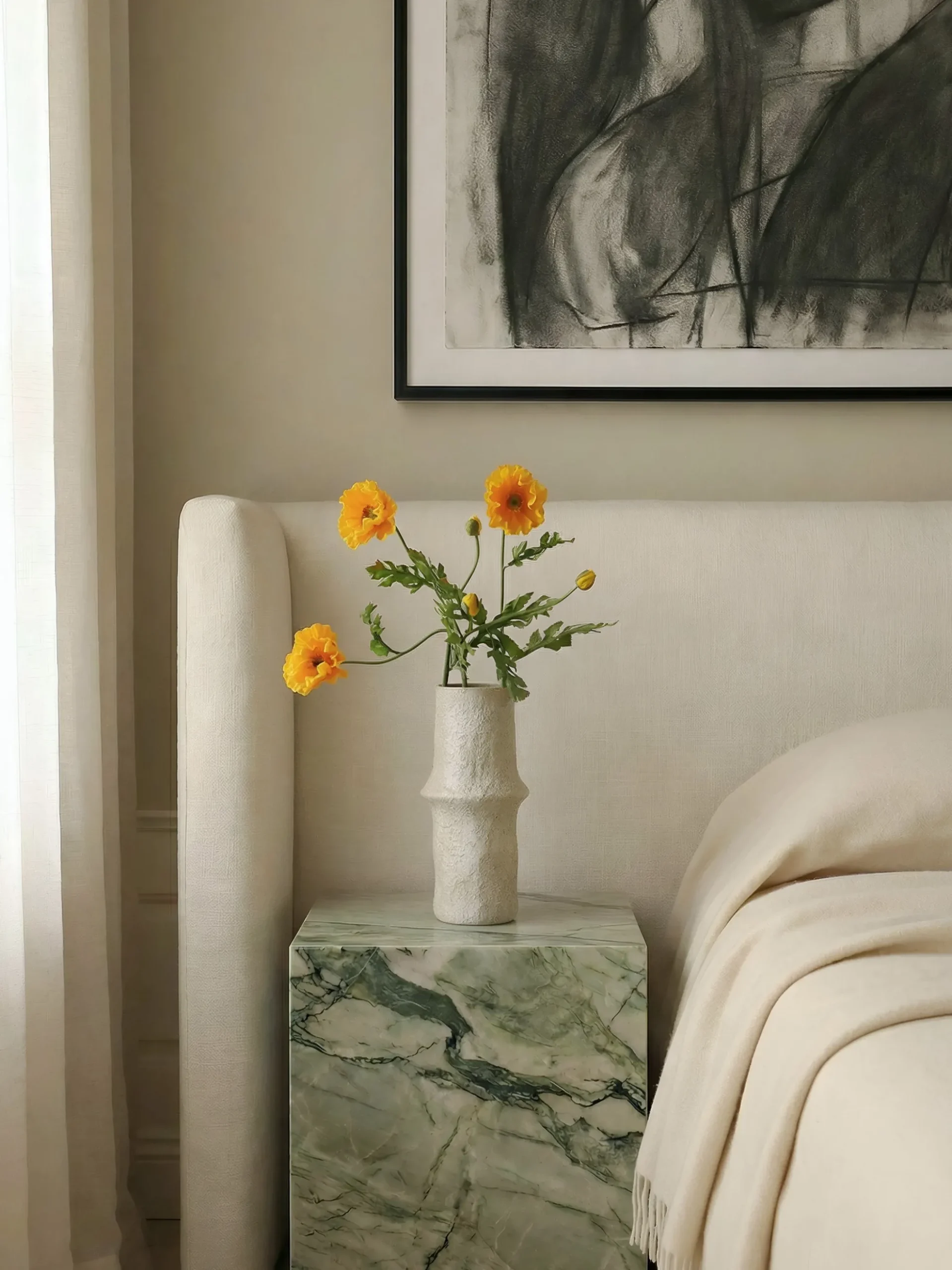 Fiore artificiale Large Poppy