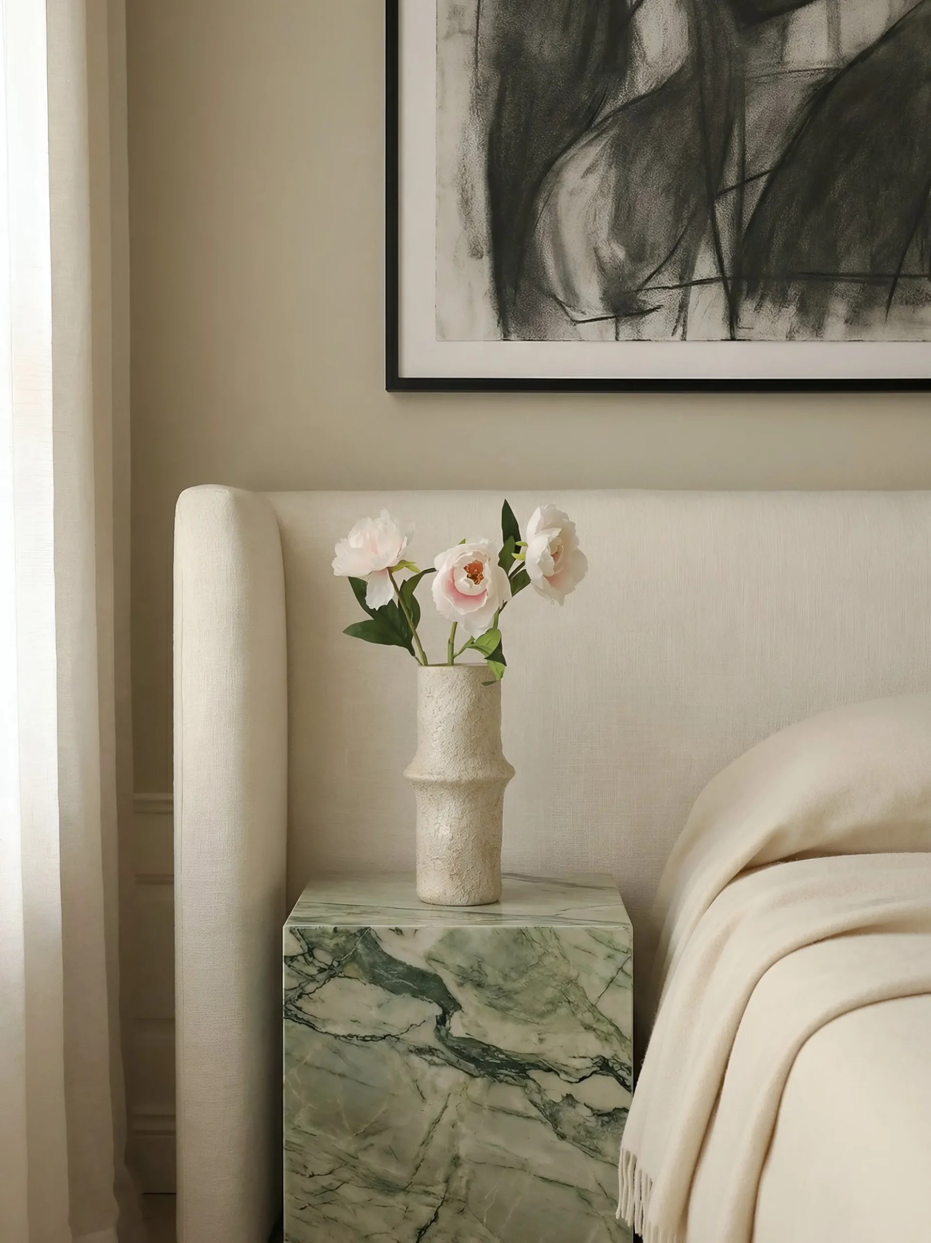 Fiore artificiale One Head Peony