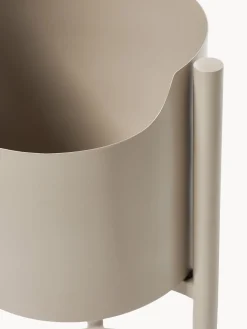 Fioriera in metallo Taru, alt. 45 cm
