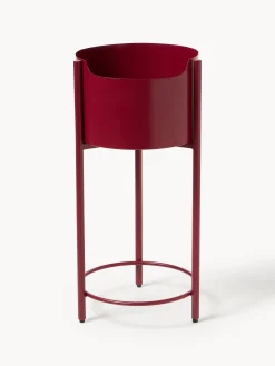 Fioriera in metallo Taru, alt. 65 cm