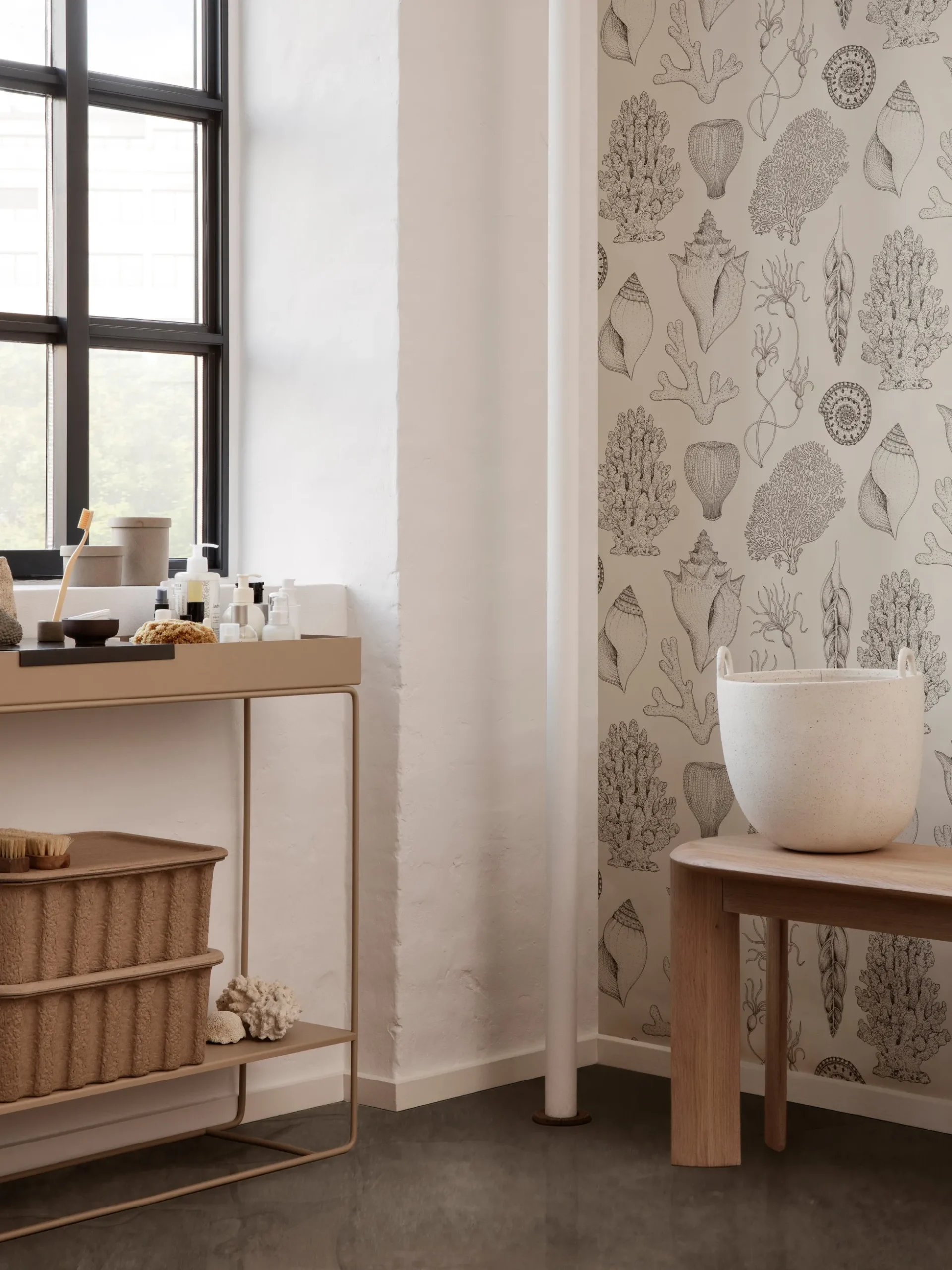 Fioriera con ripiano Plant Box
