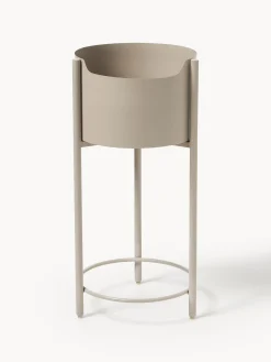 Fioriera in metallo Taru, alt. 65 cm