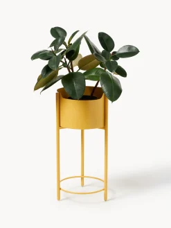 Fioriera in metallo Taru, alt. 65 cm