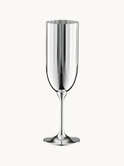 Flûte da champagne placcata in argento fatto a mano Belvedere