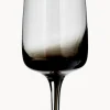 Flute champagne in vetro soffiato con sfumatura Smoke 4 pz