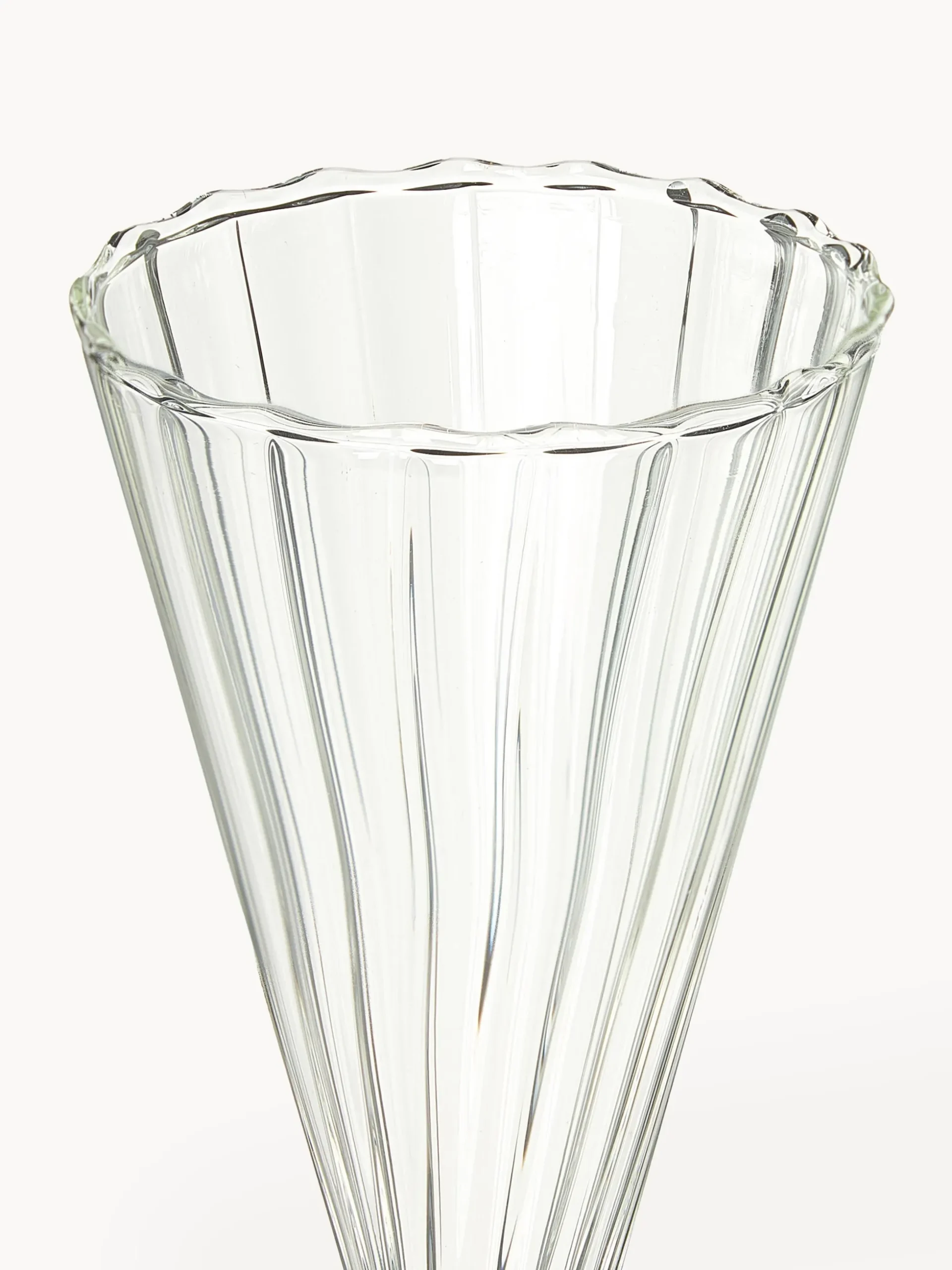 Flute da champagne fatti a mano Perle 2 pz