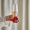Flute da champagne in vetro soffiato Taurin