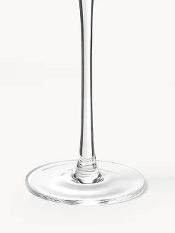 Flute per champagne fatti a mano con struttura millerighe Cami, set da 4