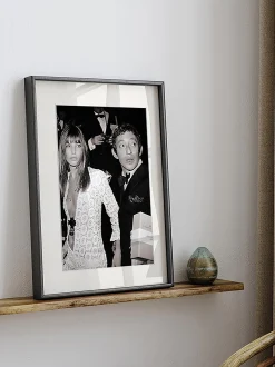 Fotografia incorniciata Serge Gainsbourg & Jane Birkin