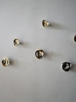 Gancio da parete fatto a mano Ripple