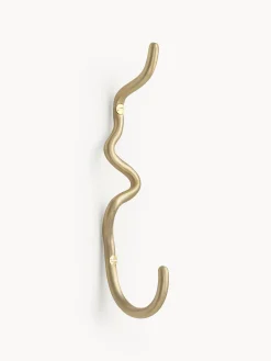 Gancio da parete fatto a mano in ottone Curvature