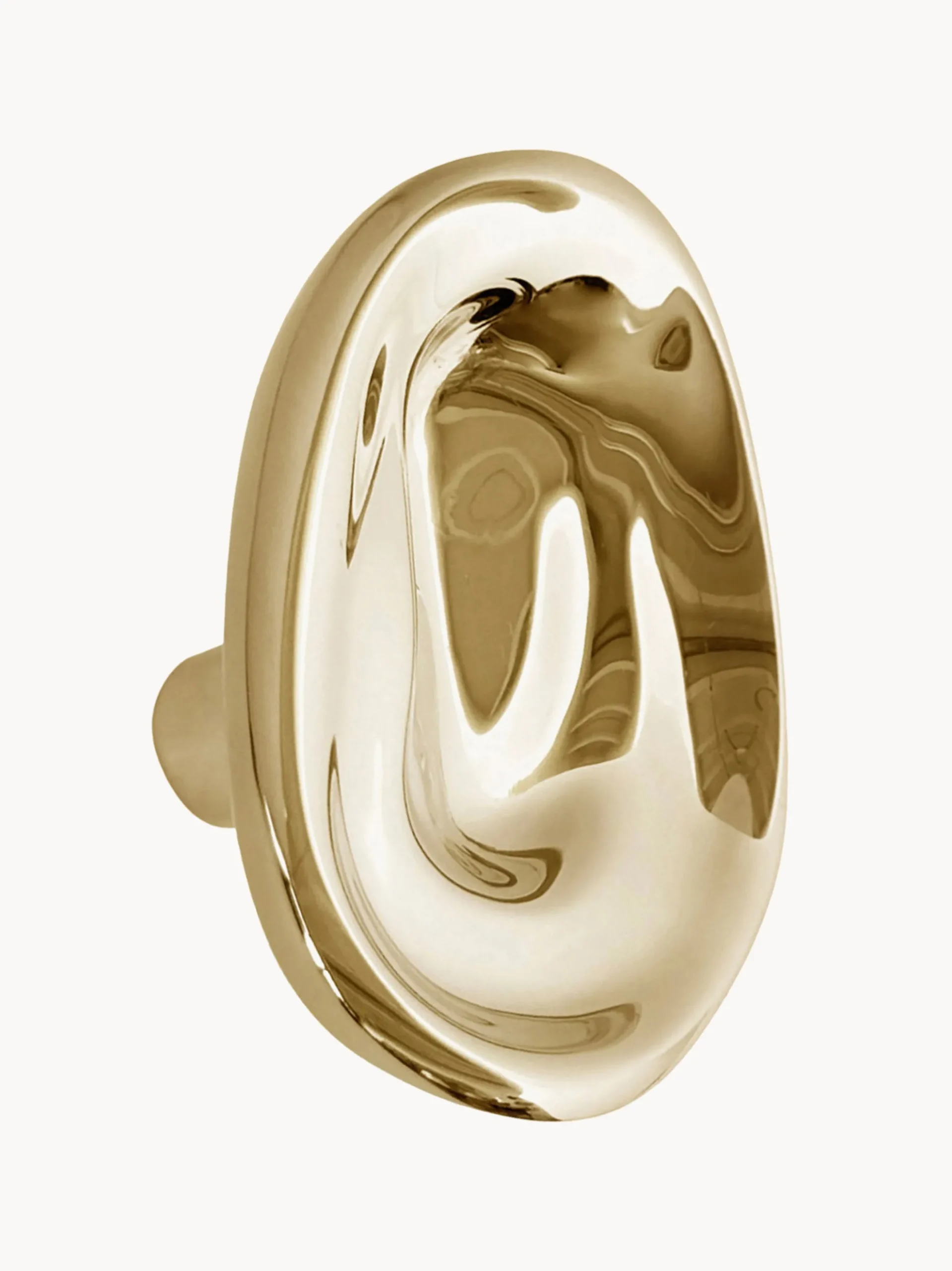 Gancio da parete fatto a mano Ripple