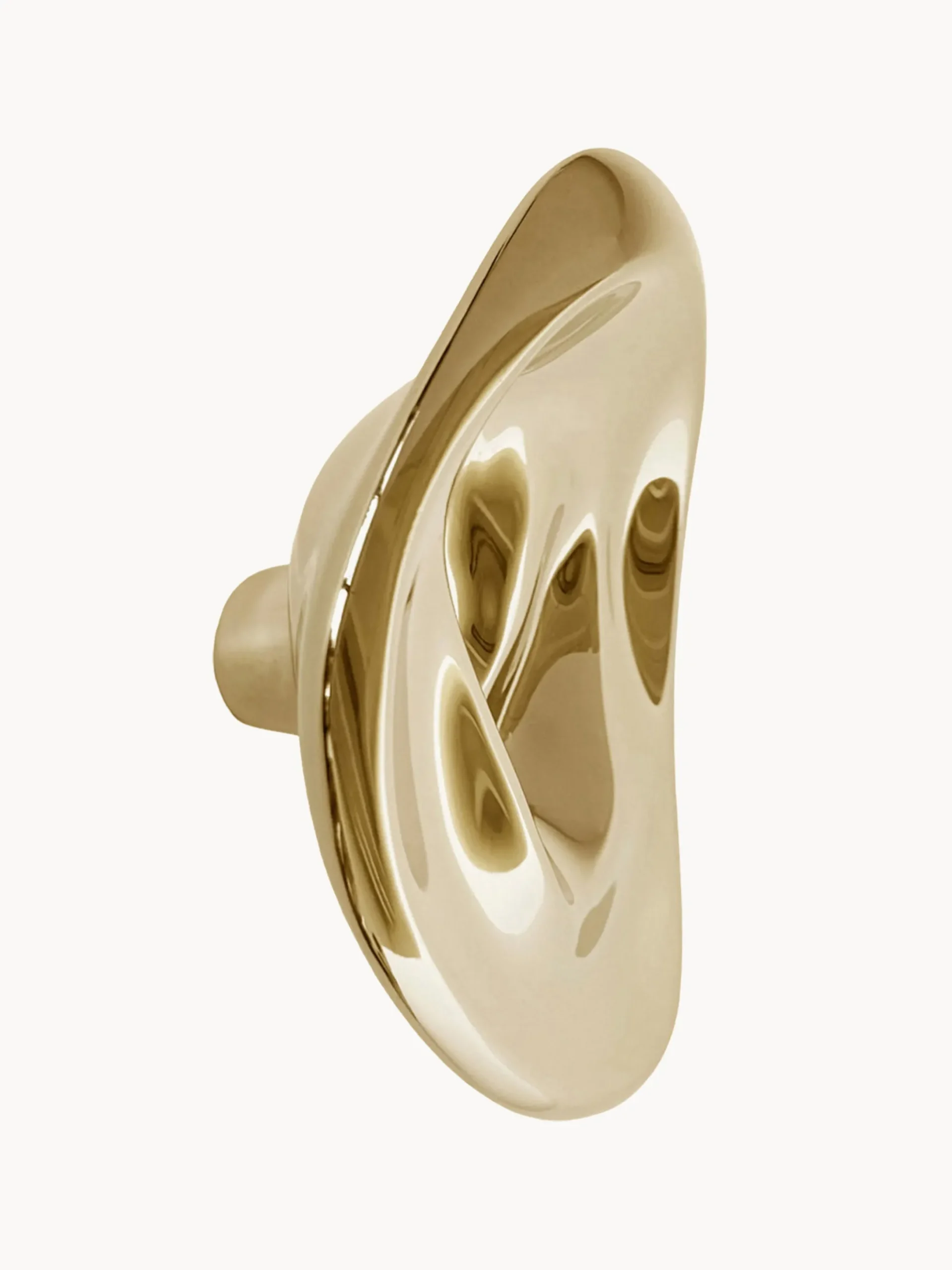 Gancio da parete fatto a mano Ripple